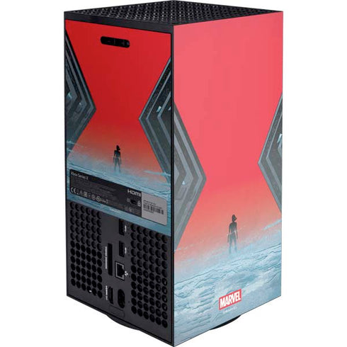 Marvel Black Widow No More Secrets XBox Series X Digital Edition Console Skin